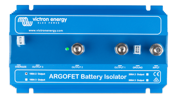 ARGOFET Battery Isolator - 100A 2 Output
