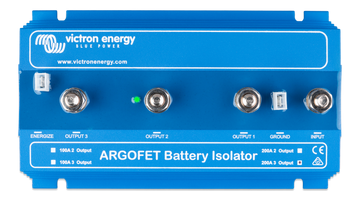 ARGOFET Battery Isolator - 200A 3 Output