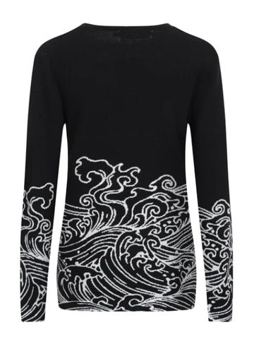 Women's Wave long sleeve knit