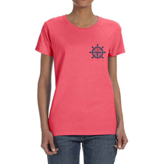 Mile Zero Marine Coral Women's T