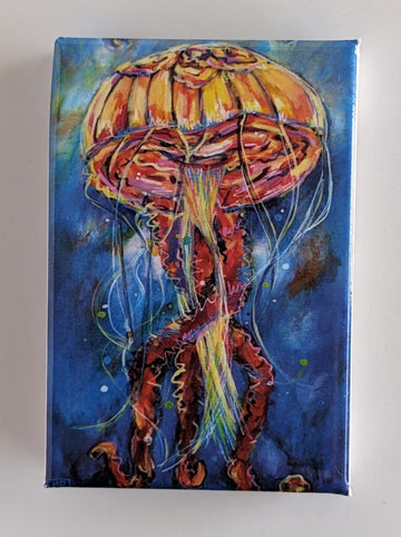Jellyfish Print Magnet