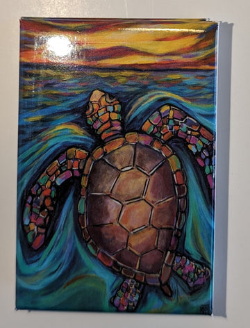 Turtle Art Magnet